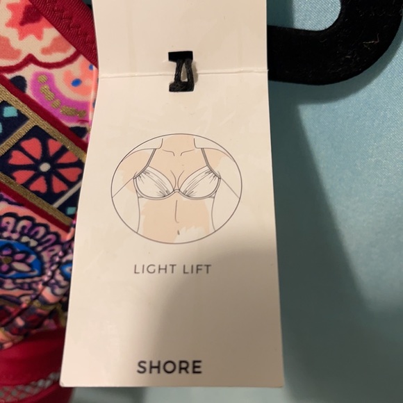 NWT- SHADE SHORE MESH DETAIL BIKINI TOP SZ 34DD - Picture 9 of 9